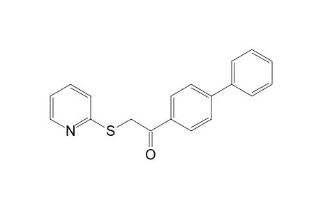 Ethanone, 1-(1,1'-biphenyl-4-yl)-2-(2-pyridylthio)-