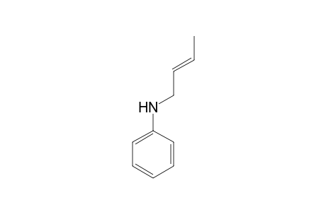 (E)-N-(2-BUTENYL)-ANILINE