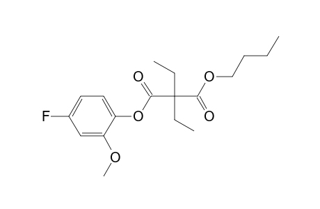 Diethylmalonic acid, butyl 4-fluoro-2-methoxyphenyl ester