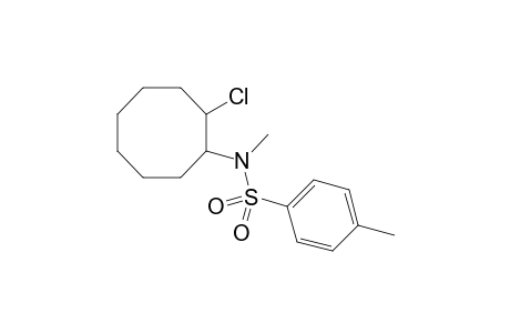 N-(2-Chlorocyclooctyl)-N-dimethylbenzenesulfonamide