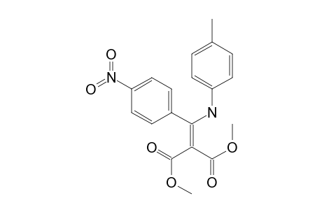 Propanedioic acid, [[(4-methylphenyl)amino](4-nitrophenyl)methylene]-, dimethyl ester