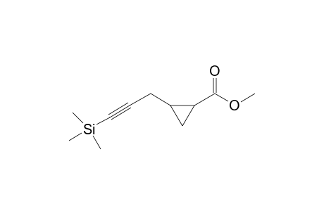 2-(3-trimethylsilylprop-2-ynyl)-1-cyclopropanecarboxylic acid methyl ester
