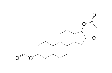 17-(Acetyloxy)-16-oxoandrostan-3-yl acetate