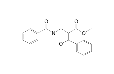 3-Benzoylamino-2-(hydroxy-phenyl-methyl)-butyric acid, methyl ester