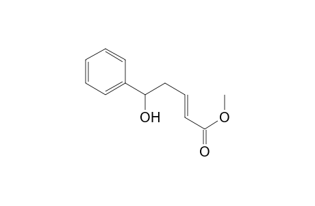 Methyl-5-hydroxy-5-phenyl-2-pentenoate