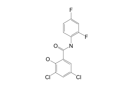 3,5-dichloro-2',4'-difluorosalicylanilide