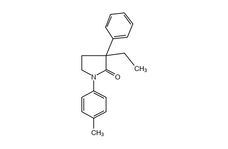 3-ethyl-3-phenyl-1-p-tolyl-2-pyrrolidinone