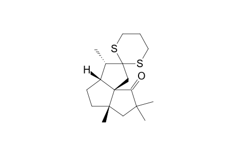 (3a',5a',6',8a')-2',2',3a',6'-Tetramethyl-spiro[1,3-dithiane-2,7'-decahydrocyclopenta[c]pentalen]-1'-one