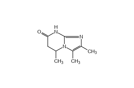 5,6-dihydro-2,3,5-trimethylimidazo[1,2-a]pyrimidin-7(8H)-one