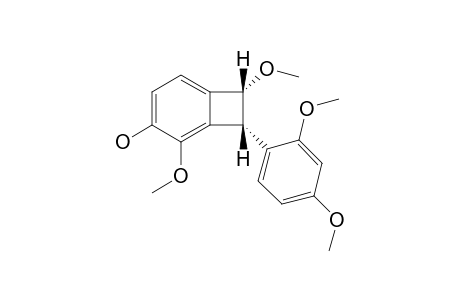 4-Hydroxy-1,3-dimethoxy-2-(2',4'-dimethoxyphenyl)dihydrobenzocyclobutene