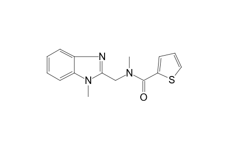 Thiophene-2-carboxylic acid, (methyl)(1-methyl-1H-benzoimidazol-2-ylmethyl)amide