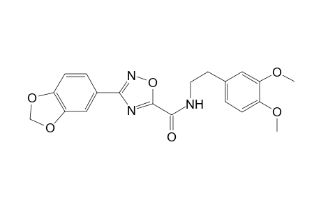 1,2,4-Oxadiazole-5-carboxamide, 3-(1,3-benzodioxol-5-yl)-N-[2-(3,4-dimethoxyphenyl)ethyl]-