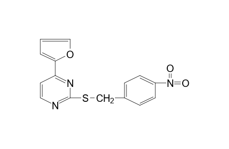 4-(2-furyl)-2-[(p-nitrobenzyl)thio]pyrimidine