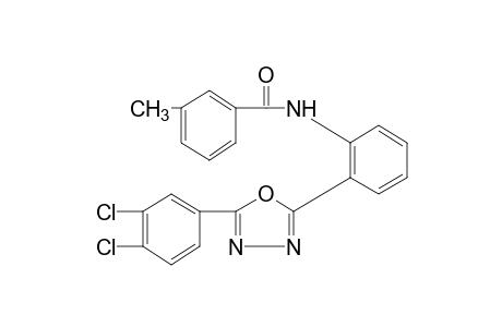 2'-[5-(3,4-dichlorophenyl)-1,3,4-oxadiazol-2-yl]-m-toluanilide