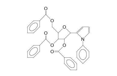 1-Phenyl-2-(2',3',5'-tri-O-benzoyl-B-D-ribofuranosyl)-pyrrole