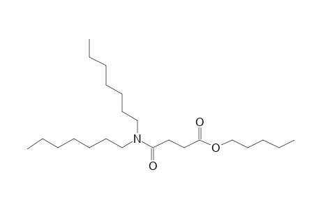 Succinic acid, monoamide, N,N-diheptyl-, pentyl ester