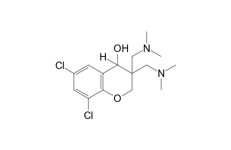 3,3-bis[(dimethylamino)methyl]-6,8-dichloro-4-chromanol