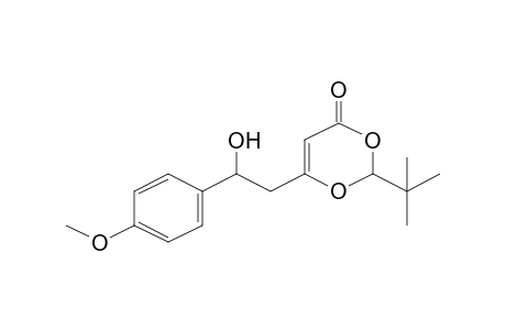 2-t-Butyl-6-[2-hydroxy-2-(4-methoxyphenyl)ethyl]-[1,3]dioxin-4-one