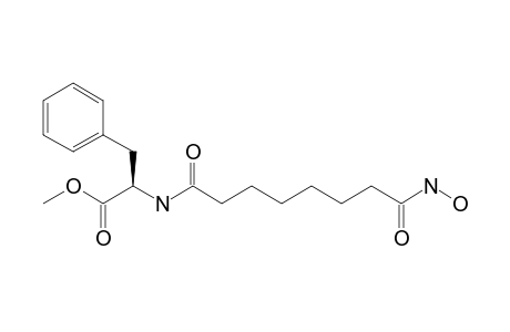 (2R)-2-[[8-(hydroxyamino)-1,8-dioxooctyl]amino]-3-phenylpropanoic acid methyl ester