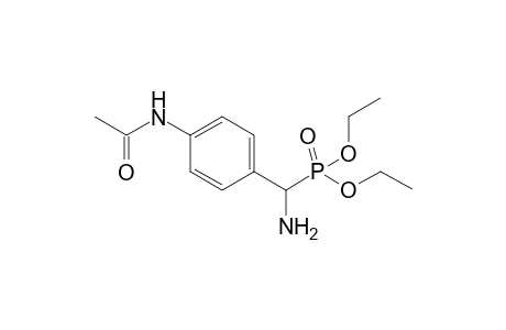 Phosphonic acid, [[4-(acetylamino)phenyl]aminomethyl]-, diethyl ester