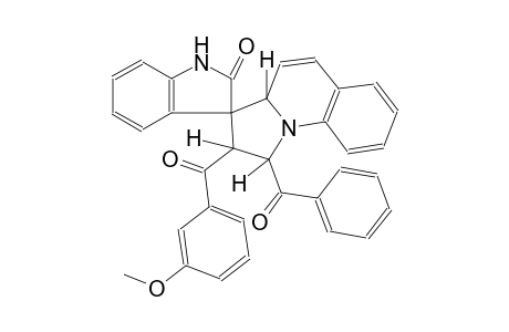 (1'S,2'S,3R,3a'R)-1'-benzoyl-2'-(3-methoxybenzoyl)-2',3a'-dihydro-1'H-spiro[indoline-3,3'-pyrrolo[1,2-a]quinolin]-2-one