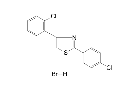 4-(o-chlorophenyl)-2-(p-chlorophenyl)thiazole, hydrobromide