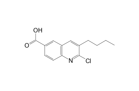 3-Butyl-2-chloro-6-quinolinecarboxylic acid