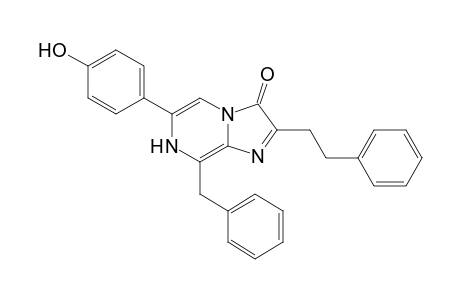 3,7-Dihydro-2-(2-phenylethyl)-8-benzyl-6-(4-hydroxyphenyl)imidazo[1,2-a]pyrazin-3-one