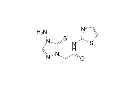 2-(4-Amino-5-thioxo-4,5-dihydro-[1,2,4]triazol-1-yl)-N-thiazol-2-yl-acetamide