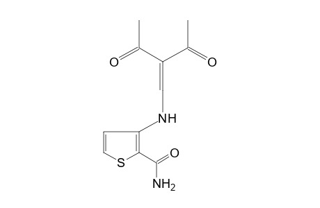 3-[(2-acetyl-3-oxo-1-butenyl)amino]-2-thiophenecarboxamide