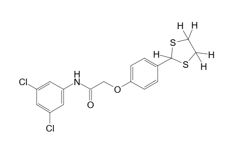 3',5'-dichloro-2-[p-(1,3-dithiolan-2-yl)phenoxy]acetanilide