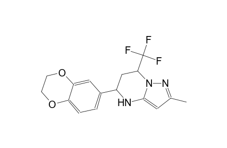 5-(2,3-dihydro-1,4-benzodioxin-6-yl)-2-methyl-7-(trifluoromethyl)-4,5,6,7-tetrahydropyrazolo[1,5-a]pyrimidine