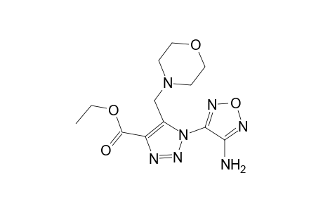 1-(4-Amino-furazan-3-yl)-5-morpholin-4-ylmethyl-1H-[1,2,3]triazole-4-carboxylic acid ethyl ester