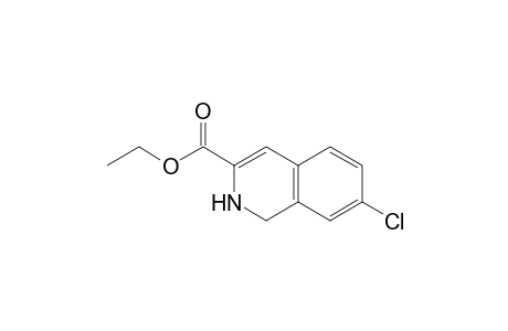 3-Isoquinolinecarboxylic acid, 7-chloro-1,2-dihydro-, ethyl ester