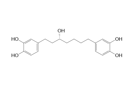 (3R)-1,7-BIS-(3,4-DIHYDROXYPHENYL)-HEPTAN-3-OL