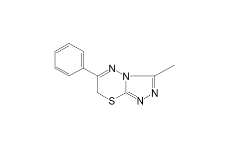 3-methyl-6-phenyl-7H-s-triazolo[3,4-b][1,3,4]thiadiazine