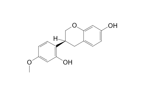 (3S)-7,2'-dihydroxy-4'-methoxyisoflavan