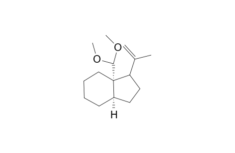 7a-(Dimethoxymethyl)-1-(1-methyl-1-ethenyl)octahydro-1H-indene