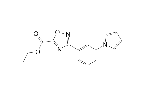 3-[m-(pyrrol-1-yl)phenyl]-1,2,4-oxadiazole-5-carboxylic acid, ethyl ester