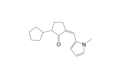 (Z)-3-((1-methyl-1H-pyrrol-2-yl)methylene)-[1,1'-bi(cyclopentan)]-2-one