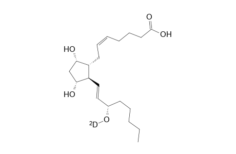 9.alpha.,11.alpha.,15.alpha.-Trihydroxy-15-deutero-5-cis,13-trans-prostadienoic acid