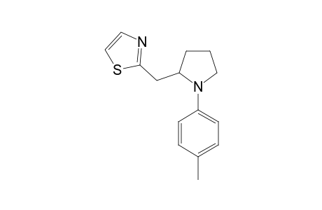 2-[1'-(p-Tolyl)pyrrolidin-2'-yl-methyl]-thiazole