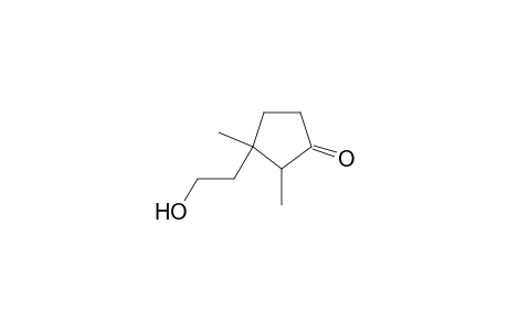 (E)-3-(2-HYDROXYETHYL)-2,3-DIMETHYLCYCLOPENTANONE