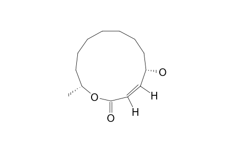 (2Z,4S,12R)-4-HYDROXY-2-TRIDECEN-12-OLIDE;(Z)-HOMOPATULOLIDE_C