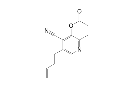 3-Acetyl-5-( 3'-butenyl)-2-methyl-4-pyridinecarbonitrile