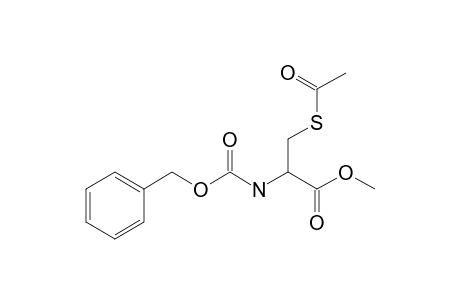 3-(Acetylthio)-2-(benzyloxycarbonylamino)propionic acid methyl ester