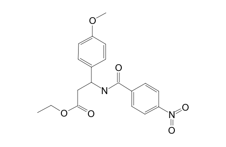 Ethyl 3-(4-methoxyphenyl)-3-[(4-nitrobenzoyl)amino]propanoate