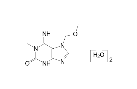 7-(methoxymethyl)-1-methylisoguanine, dihydrate