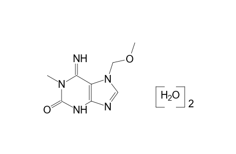 7-(methoxymethyl)-1-methylisoguanine, dihydrate