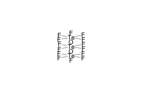 TRANS-BIS(PENTAFLUOROTELLURATE)TELLURE TETRAFLUORIDE